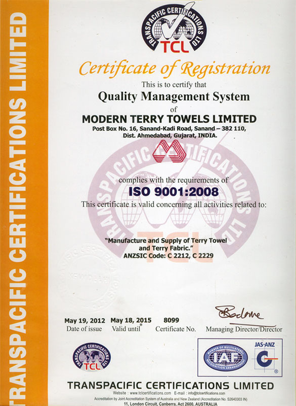 About Us Modern Terry Towels A Division Of Modern Insulators Ltd